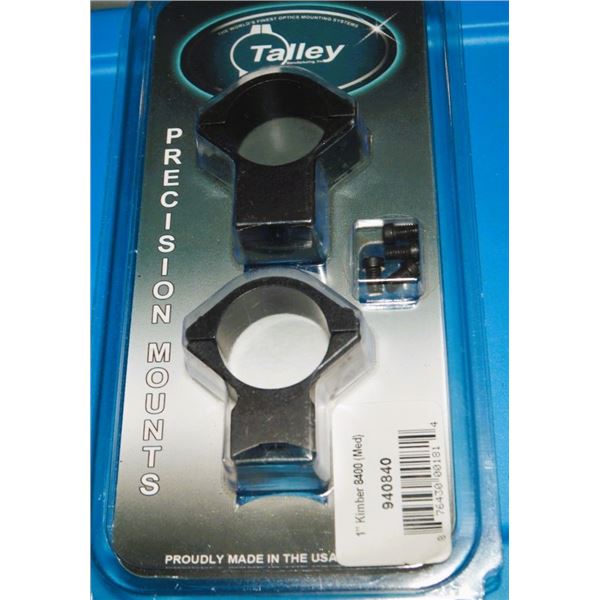 Kimber 8400 Talley 1 inch Scope Rings NEW Medium Ht.