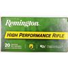 Image 1 : 243 Rem 80 gr Remington HP Rifle Soft Point - 20 rds