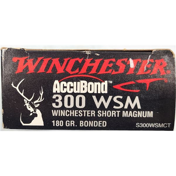 300 WSM Win Short Mag Winchester Accubond 180 gr ELD-X - 20 rds