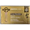 Image 1 : 8 mm Mauser 200 gr PPU Match Line FMJ BT - 20 rds