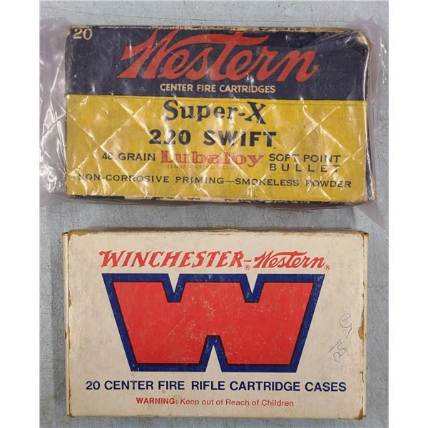 220 Swift Western 48 gr Lubaloy Soft Point - 39 rds 1 Brass