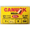 Image 2 : Canuck Vintage 12 ga #6 Shot Heavy CIL - 25 rds
