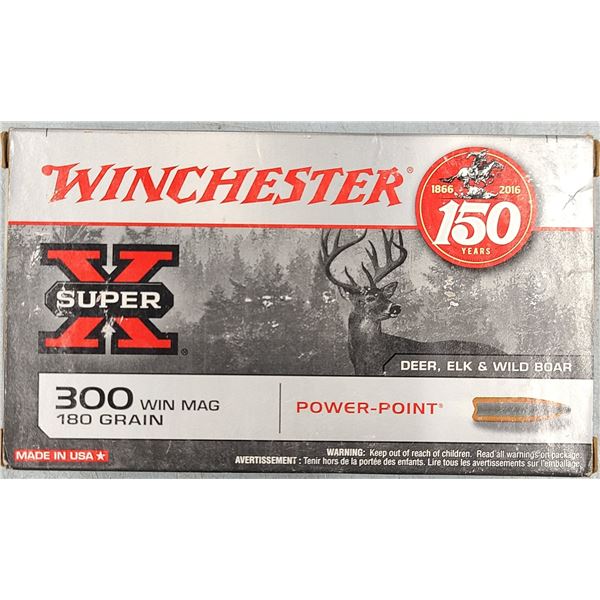 300 Win Mag 180 gr Winchester Super X Power Point - 20 rds