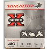 Image 1 : 410 ga Winchester Super X #6 Shot 3 Inch Shells - 20 rds