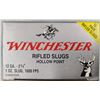 Image 1 : 12 ga Rifled Slugs Winchester Hollow Point 1 oz Slugs - 15 rds