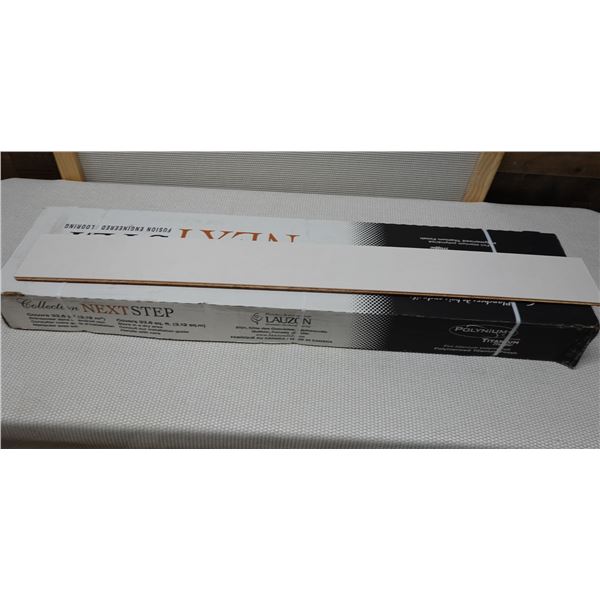 Qty 168 sq ft Lauzon NextStep Engineered White Maple Flooring, 5 boxes, Retail $1,443