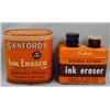 Image 1 : LOT OF 2 VINTAGE SANFORD'S INK ERASER ADVERTISING 