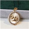 Image 2 : 18K Gold Animal Medallion Pendant