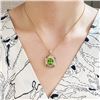 Image 5 : 18K Gold Peridot Pendant