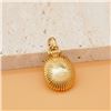 Image 2 : 18K Gold Radiant Emerald Pendant