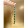 Image 1 : 18K Gold Emerald Bracelet