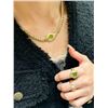Image 7 : 18K Gold Peridot Cuban Link Necklace