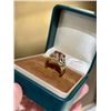 Image 2 : 18K Gold Tourmaline Diamond Ring