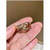 Image 4 : 18K Gold Tourmaline Diamond Ring