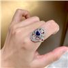 Image 4 : 18k Gold Sapphire Ring