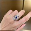 Image 6 : 18k Gold Sapphire Ring