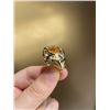 Image 2 : 18K Gold Spessartite Garnet Ring