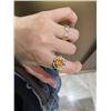 Image 5 : 18K Gold Spessartite Garnet Ring