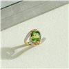 Image 3 : 18K Gold Peridot Ring