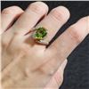 Image 6 : 18K Gold Peridot Ring