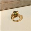 Image 2 : 18K Gold Peridot Ring