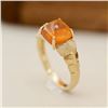 Image 2 : 18K Gold Fanta Stone Ring