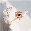 Image 1 : 18K Gold Ruby Ring