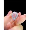 Image 1 : Pink Diamond Teardrop Ring