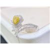 Image 2 : Yellow Diamond Heart Ring
