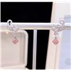 Image 1 : Pink Diamond Earrings