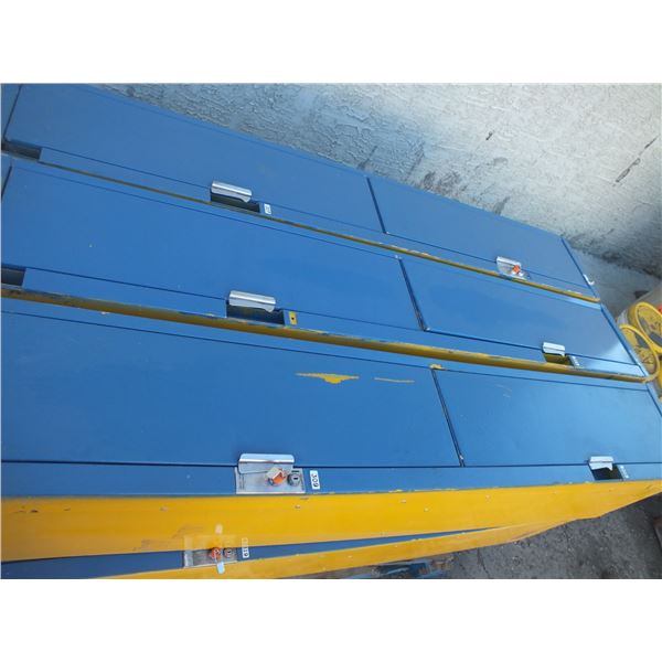 Six 2 Door Metal Lockers
