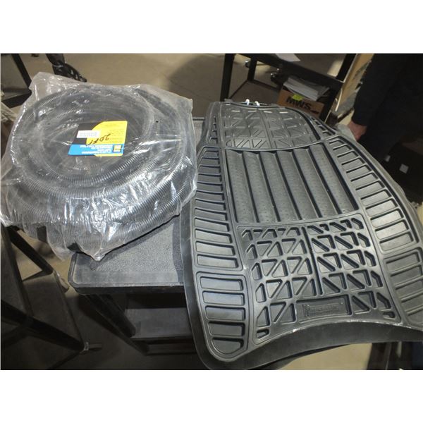 Vehicle Floor Matts & 20ft of Split loom Hose