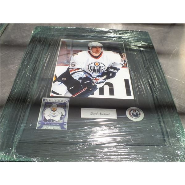 Signed Zack Stortini Edmonton Oilers Hockey Picture
