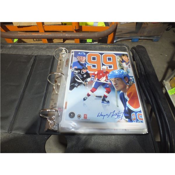 Binder Of 8"x10" Signed Hockey Player Photos