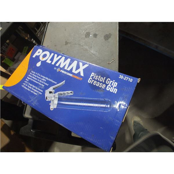3 Polymax Pistol Grip Grease Guns
