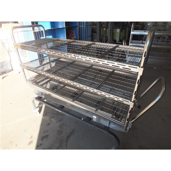 Stainless Steel Cart On Wheels