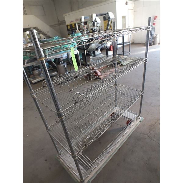 Stainless Steel Rack On Wheels