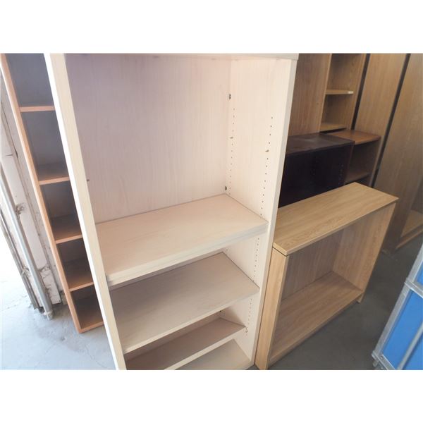 11 assorted Bookshelves