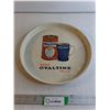 Image 1 : "Ovaltine" Round Tin Tray 11 5/8"