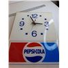 Image 2 : "Pepsi-Cola" Plastic Wall Clock 16" x 12"  - Battery Operated