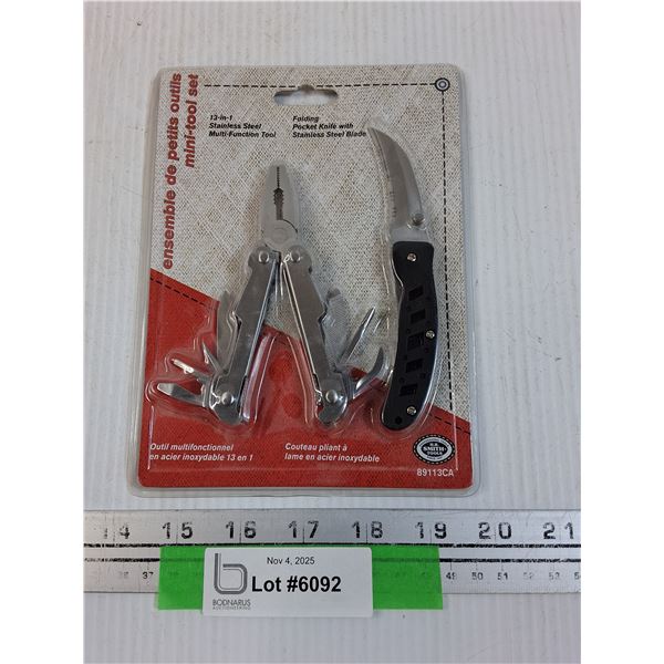 Multi-Tool & Knife Set - NIB