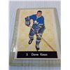 Image 2 : Dave Keon Record Hockey Trading Card - CANNOT GUARANTEE AUTHENTICATION