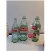 Image 3 : (3) Glass Empty Coca-Cola Bottles,(1) Plastic Coca-Cola Bottle, 6 Filled Bottles Glass (Cannot ship)