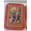 Image 2 : (2) Coca-Cola Serving Trays 11x 15"