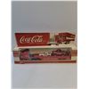 Image 2 : Coca-Cola Semi Toy &  (5) Mini Vehicles