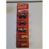 Image 3 : Coca-Cola Semi Toy &  (5) Mini Vehicles