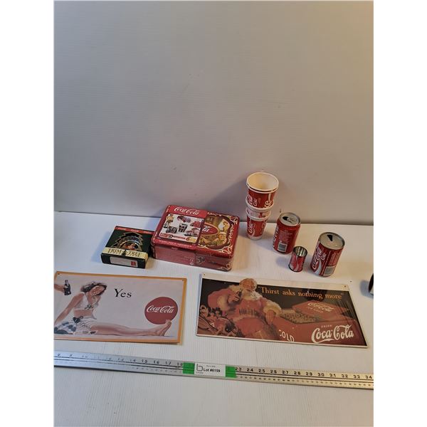 Coca-Cola Cans, Coca-Cola 3D Collectibles, Trim A Tree Collection Tin, misc