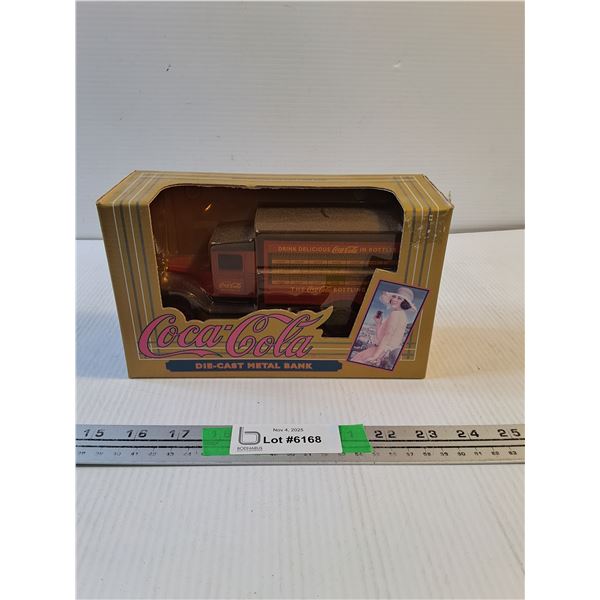 Coca-Cola Diecast Metal Bank Truck