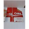 Image 3 : (8) Coca Cola Cardboard Bottle Carriers - Various Sizes