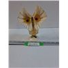 Image 1 : Owl Figurine Made out of Seashells & Googly Eyes - 7.5" Tall